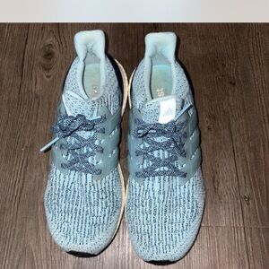 Adidas Sky Blue Patterned Sneakers